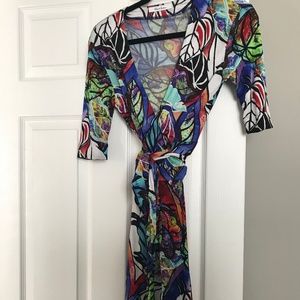 Robert Graham Women's Juliana Wrap Dress,Size 6